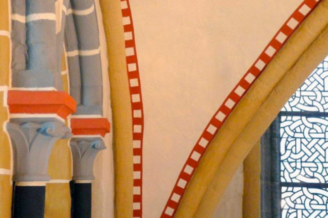 Badigeon à la chaux et décors