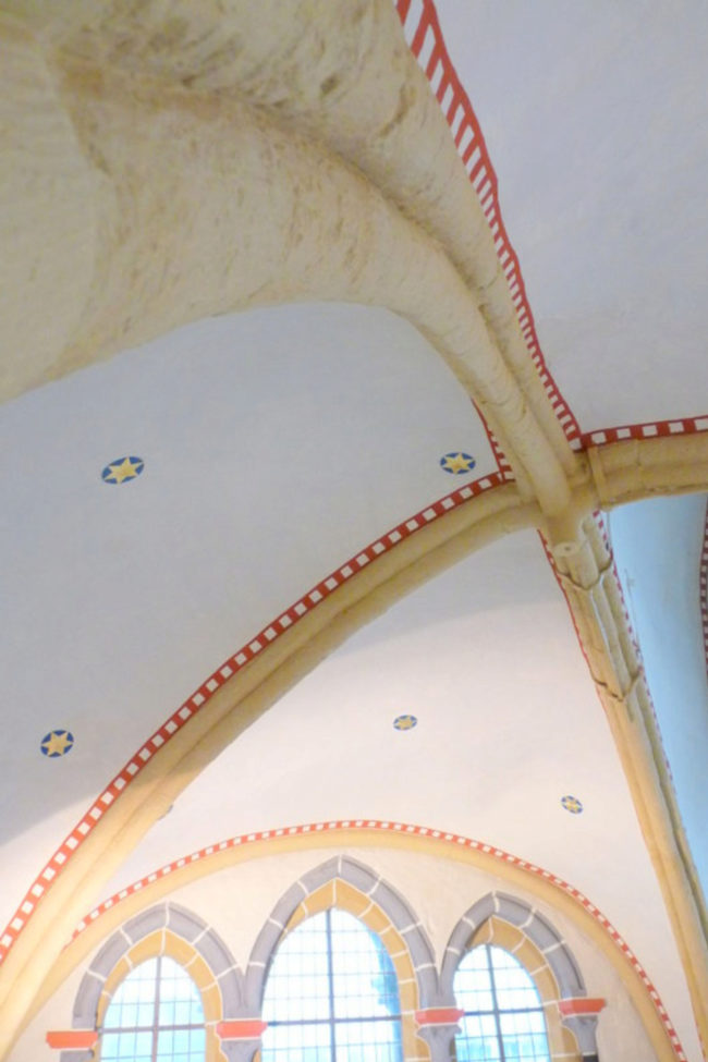 Badigeon à la chaux et décors